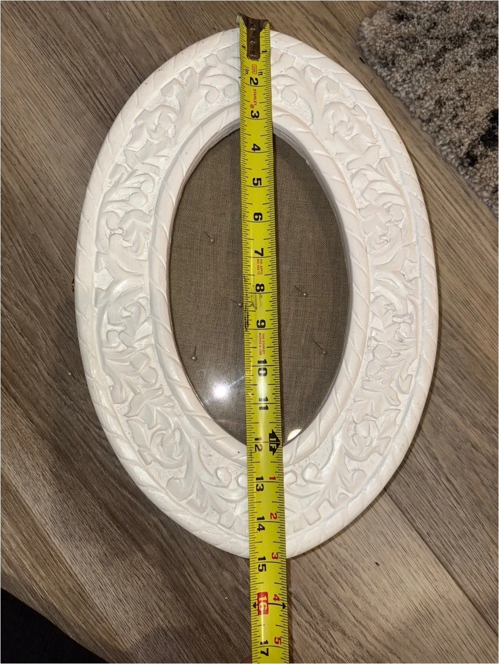 ARHAUS Decorative Oval Floral Wall Shadowbox Frame